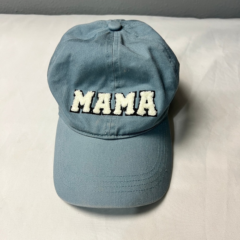 David & Young Mama Hat Baseball Cap Embroidered Chenille Patch Adjustable